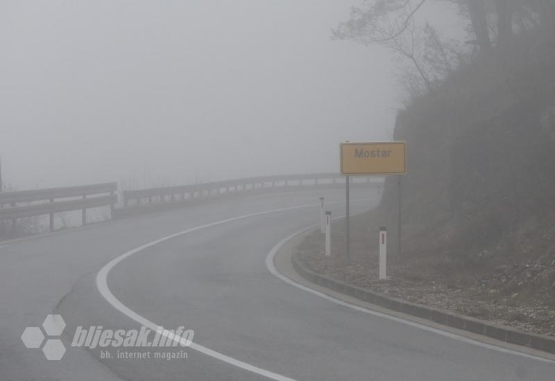 Mostar se prvog dana 2021. probudio pod maglom